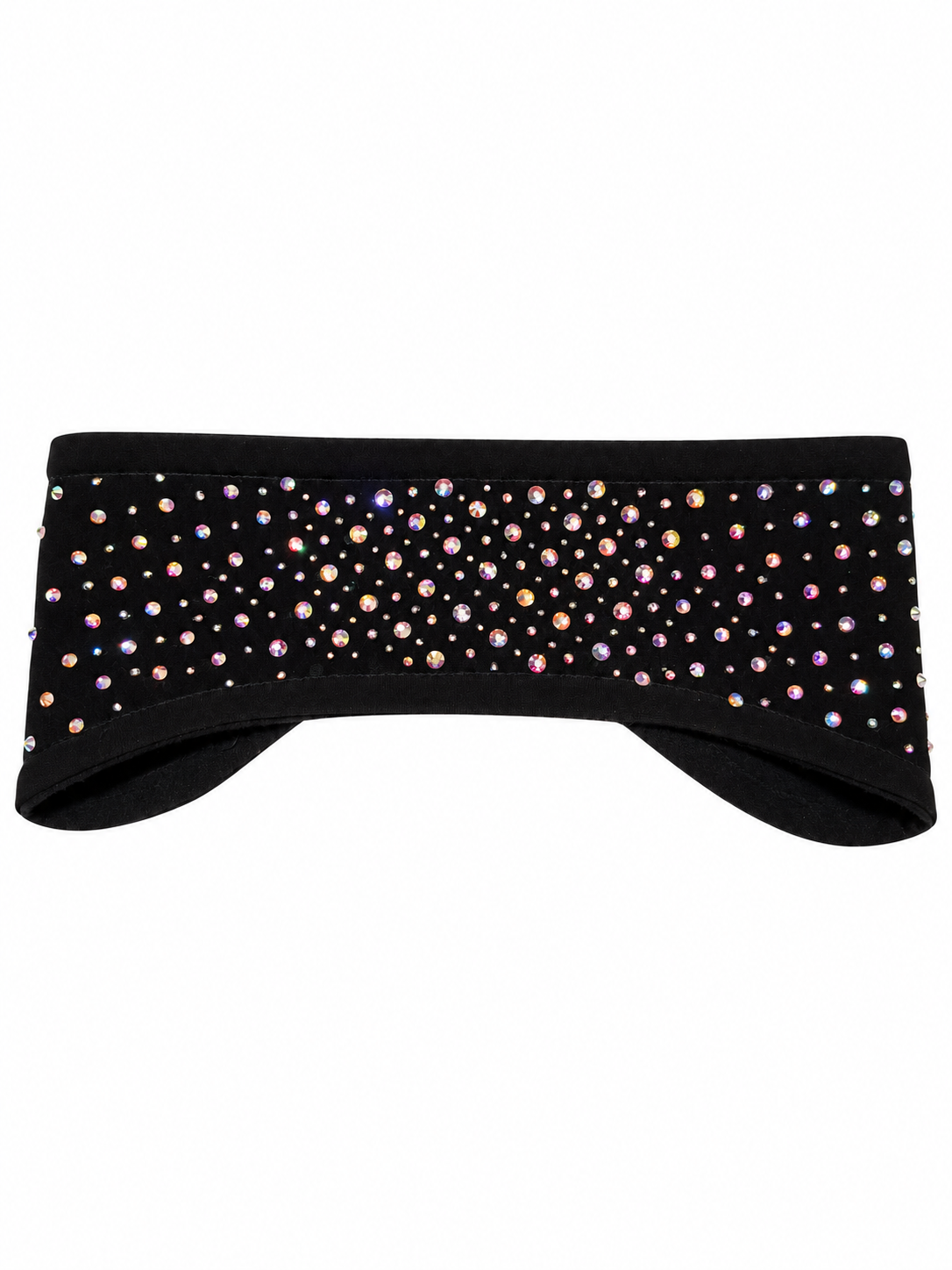 Sparkling black rhinestone headband